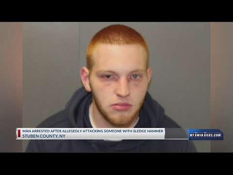 Corning man arrested after alleged sledgehammer attack