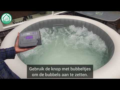 Bubbelbad bediening