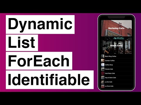SwiftUI: Dynamic List, ForEach and Identifiable