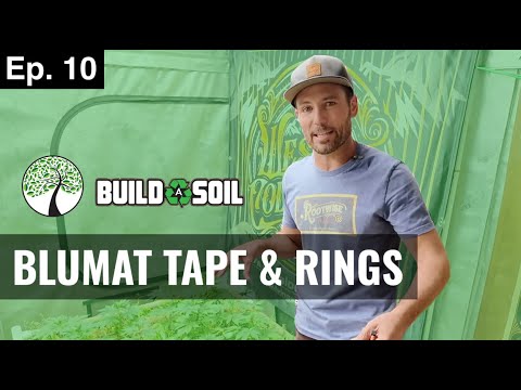 BuildASoil: INSTALLING THE BLUMATS // DRIP RING // BLUSOAK TAPE (Season 7, Episode 10)