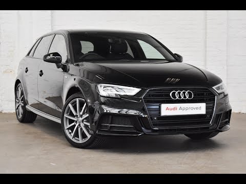 RJ19XBL AUDI A3 BLACK SPORTBACK S-LINE BLACK EDITION 35 TDI