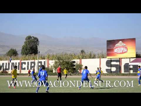 Momentos del partido entre Acad. Municipal vs S.Cristal - Etapa Provincial-Copa Perú 2013-01/06/2013