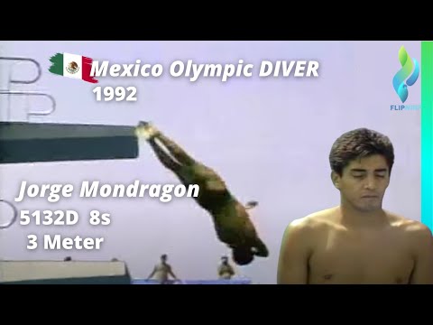 1992 Jorge Mondragon Mens 3 Meter Mexico Diving Olympic Games - 5132D  8s