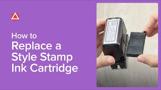 How To Replace A Style Stamp Ink Cartridge