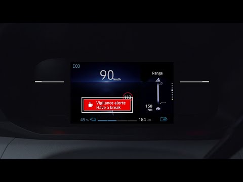 o sistema de alerta de estado de atenção do condutor - Master E-tech 100% elétrico - Renault