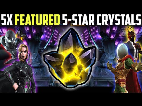 5X Featured 5-Star Crystal Opening - 🤓 - Marvel Contest of Champions