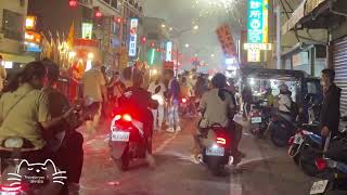 🇹🇼Travelogue - Fireworks, Tainan Tucheng Orthodox Luermen Matsu Temple #正統鹿耳門聖母廟 #taiwan #tainan