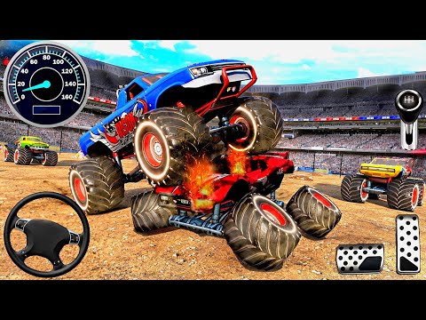Monster Truck Demolition Derby 3D - Extreme Car Crash Racing Simulator : Android Gameplay