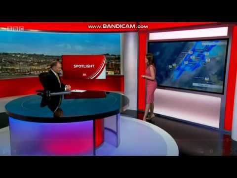 Alex Osbourne BBC One South West News weather February 13th 2020 - 60 fps Better Quality