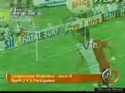 Portuguesa se salvando contra o Sport