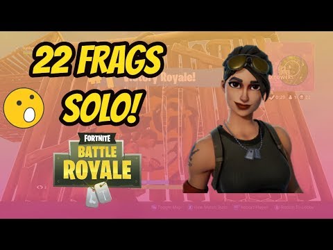 22 Frag Solo Gameplay! (Xbox Fortnite Battle Royale) - nateszy