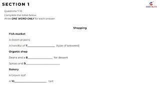 CAM 19 | IELTS LISTENING TEST | TEST 3  - SECTION 1 #english #listening #ielts #education #iseeielts