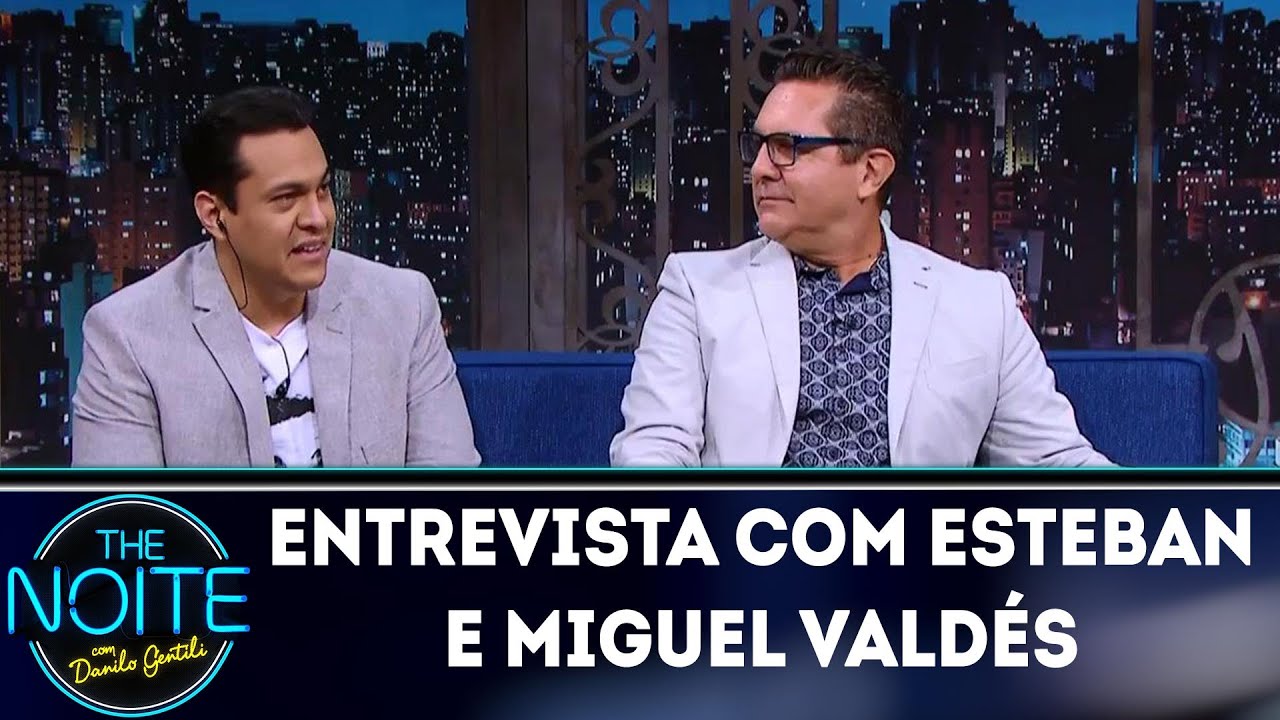 Entrevista com Esteban e Miguel Valdés | The Noite (09/05/18)