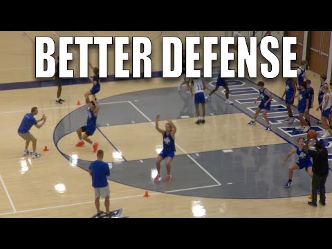 3 Defense Drills To Make Your Basketball Team Better - Closeouts, Defensive Slides, Deflections