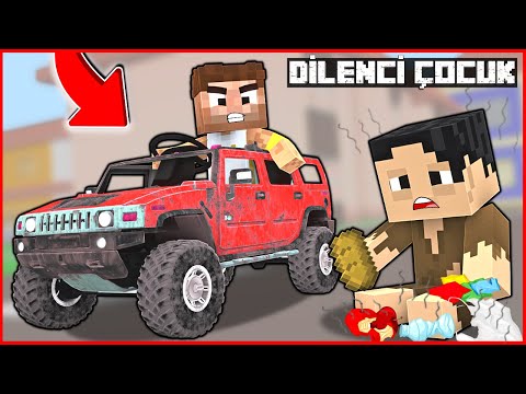 DİLENCİ ÇOCUK VE MİLYONER ALİ'NİN HAYATI! 😱 - Minecraft