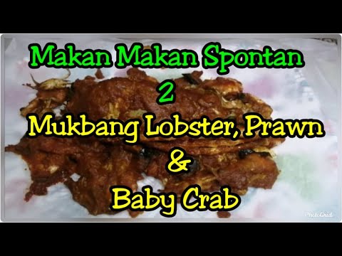 Makan-Makan Spontan 2 : Mukbang Lobster, Prawn & Baby Crabs |Mukbang Malaysia|