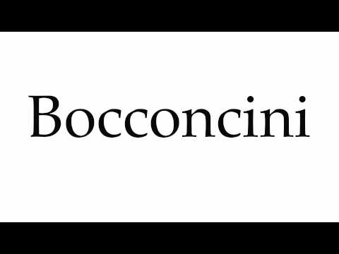 How to Pronounce Bocconcini