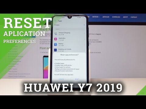 How to Reset App Preferences in HUAWEI Y7 2019 - Default App Preferences