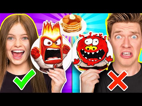 PANCAKE ART CHALLENGE!! ft. Jordan Matter & ZHC