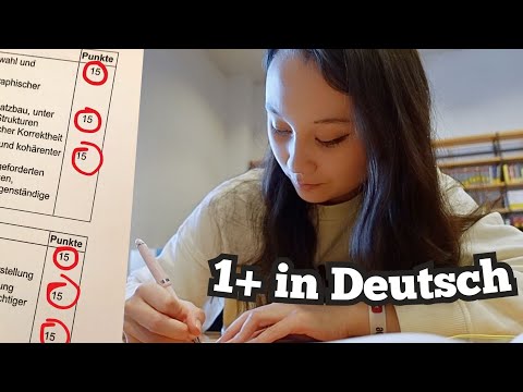 So kriegst du eine 1+ in deiner Deutschklausur