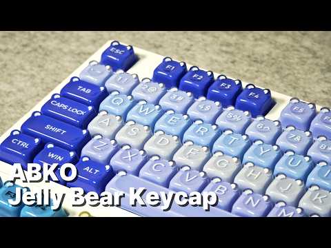 [🎁5대이벤트] 세상에서 제일 귀여운^^ 앱코 ABKO 젤리베어 기계식 키보드 키캡 세트 #앱코