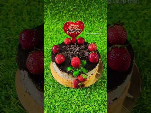 Strawberry Chocolate Cheesecake #by Nirvi's Delicious Cakes 🎂😍👍🏻