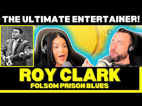 PLAYING WITH HIS ANKLE?! First Time Hearing Roy Clark - Folsom Prison Blues Reaction!