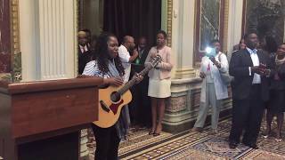 Anita Antoinette (White House Performance) of her single CARE