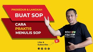 Prosedur dan Contoh Membuat SOP UMKM - Webinar Rumah BUMN Bandung