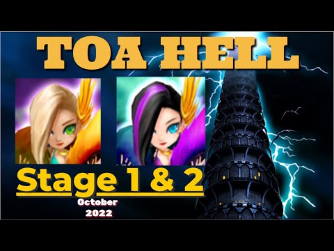 Toa Hell Stage 1 & 2 (3 stars) October 2022