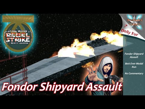 Fondor Shipyard Assault - Rogue Squadron 3 Best Ever Medal Run (No Commentary)