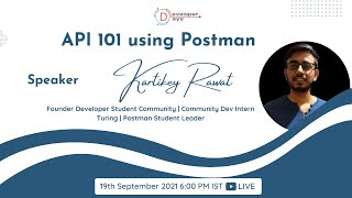 API 101 using Postman with Kartikey | Postman | Developer Days