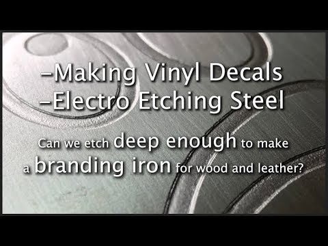 Electro Etch Deep Enough for Branding Iron