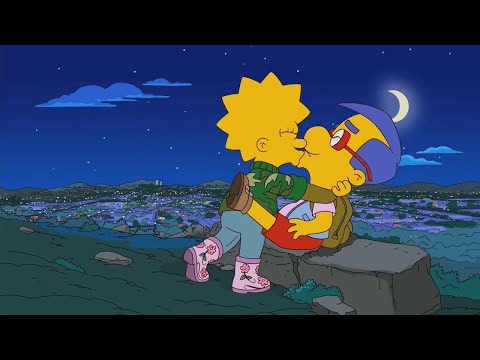 Lisa kisses Milhouse and confesses to him [The Simpsons]