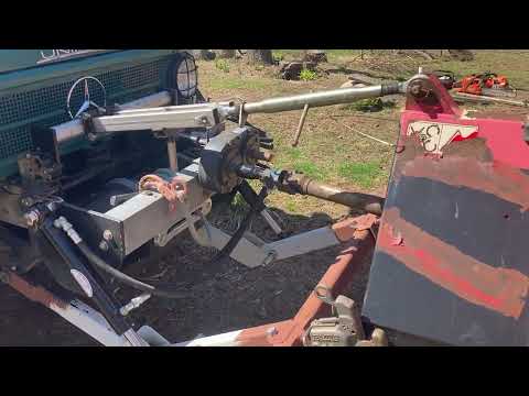 Unimog front hitch PTO reverser
