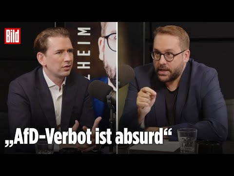 Sebastian Kurz: AfD-Verbotsverfahren, Putin, Trump, Politik-Rückkehr | RONZHEIMER.