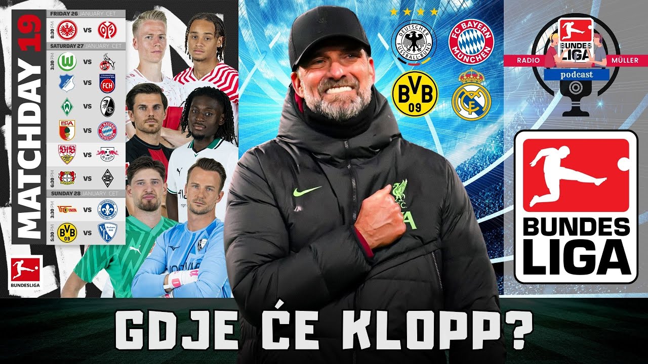 Klopp, što dalje? | Najava 19. kola Bundeslige utakmicu po utakmicu | RM podcast #155