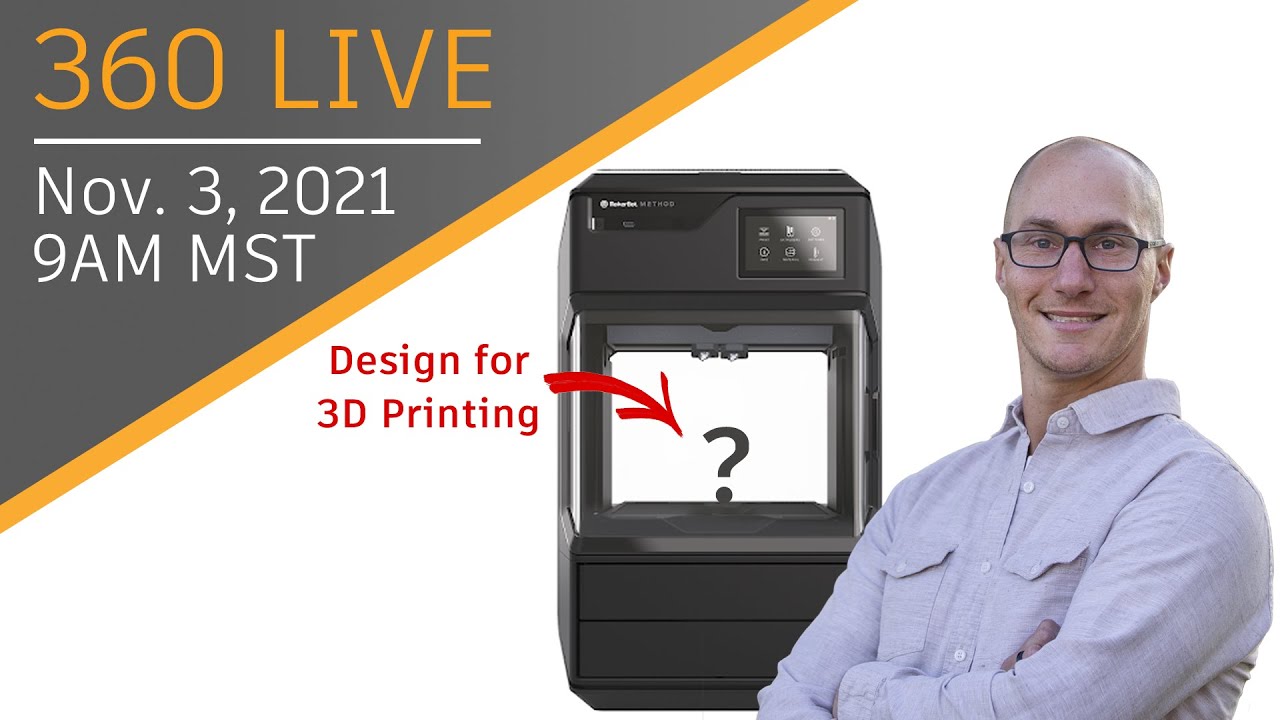 Autodesk Fusion 360 LIVE: Idea to 3D Print in Under 30 Minutes
