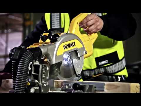 DEWALT FLEXVOLT MITER SAW 54V / 18V 216mm 2 x 6.0Ah LI-ION DCS777T2 video
