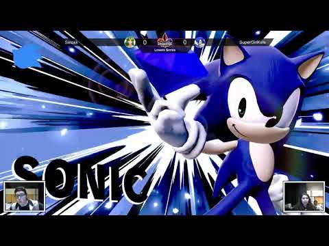 Button Mash - SuperGirlKels (Sonic) vs Smokk (Snake) - Losers Semis