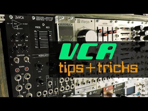 2xVCA Dual VCA Eurorack Synth Tips+Tricks Demo #2