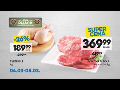 Sveže sa RODA pijace 04. - 05.03.2017.