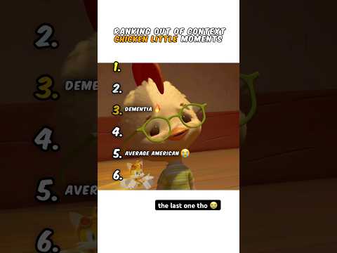 Ranking Chicken Little Moments 😭