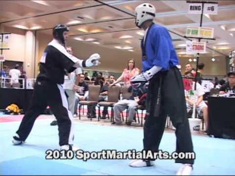 Brandon Bertsch v Unk - Men's team sparring - 2010 Golden Gate Int'ls