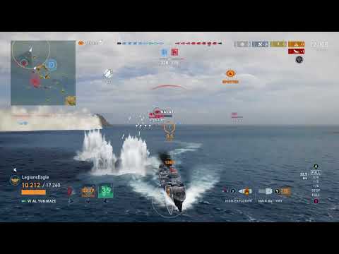 IJN Yukikaze — I wouldn’t park there… (World of Warships: Legends)