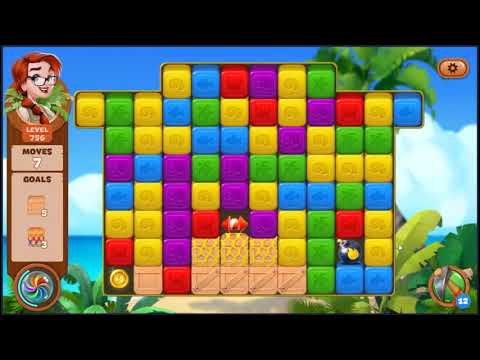 Lost Island Blast Adventure Level 756 - NO BOOSTERS 🏝️ | SKILLGAMING ✔️