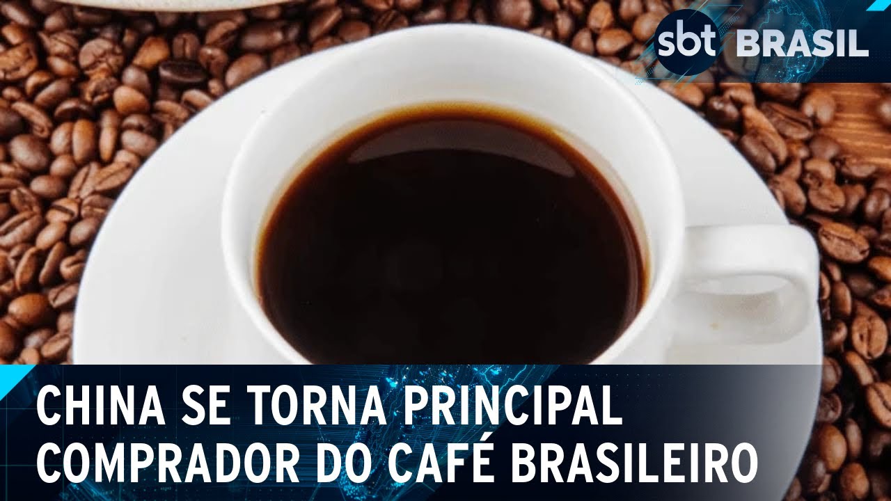 Importação de café brasileiro dispara na China e preço sobe no Brasil  | SBT Brasil (22/03/25)