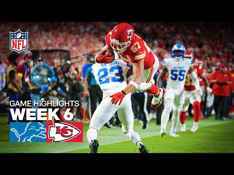 Detroit Lions vs Kansas City Chiefs Game Highlights | 2025 NFL Season Week 6