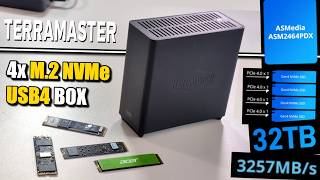 Terramaster D4 SSD USB4 Box Review