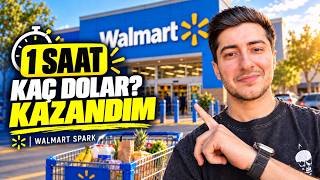 Amerika’da Walmart Spark Kuryeliği Yaptım! 🇺🇸 | 1 Saatte Ne Kadar Kazandım? 💵